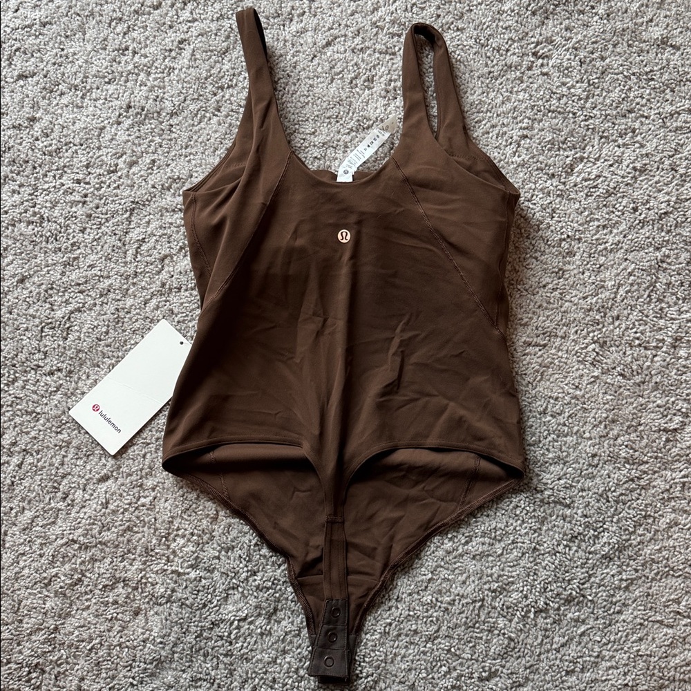 NWT Lululemon Align Bodysuit Size 8 in Java - Picture 4 of 4